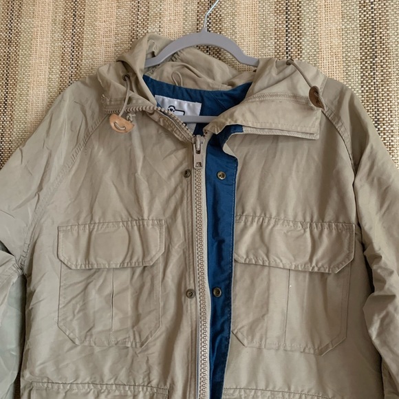 Woolrich Womens Jacket Coat Size Small Beige Utility Vintage Spring - Picture 2 of 4